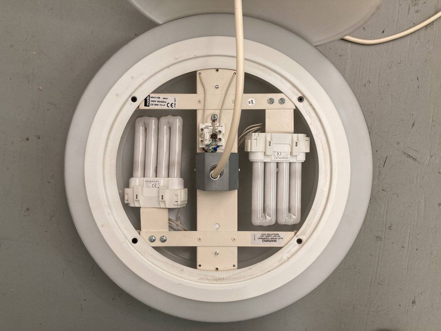 Marlin 1960's Vintage Space Age UFO Pendant Lamp