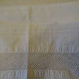 Pillowcase with lace handmade