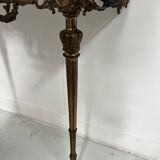 Louis XVI style console in gilded bronze, 20th century