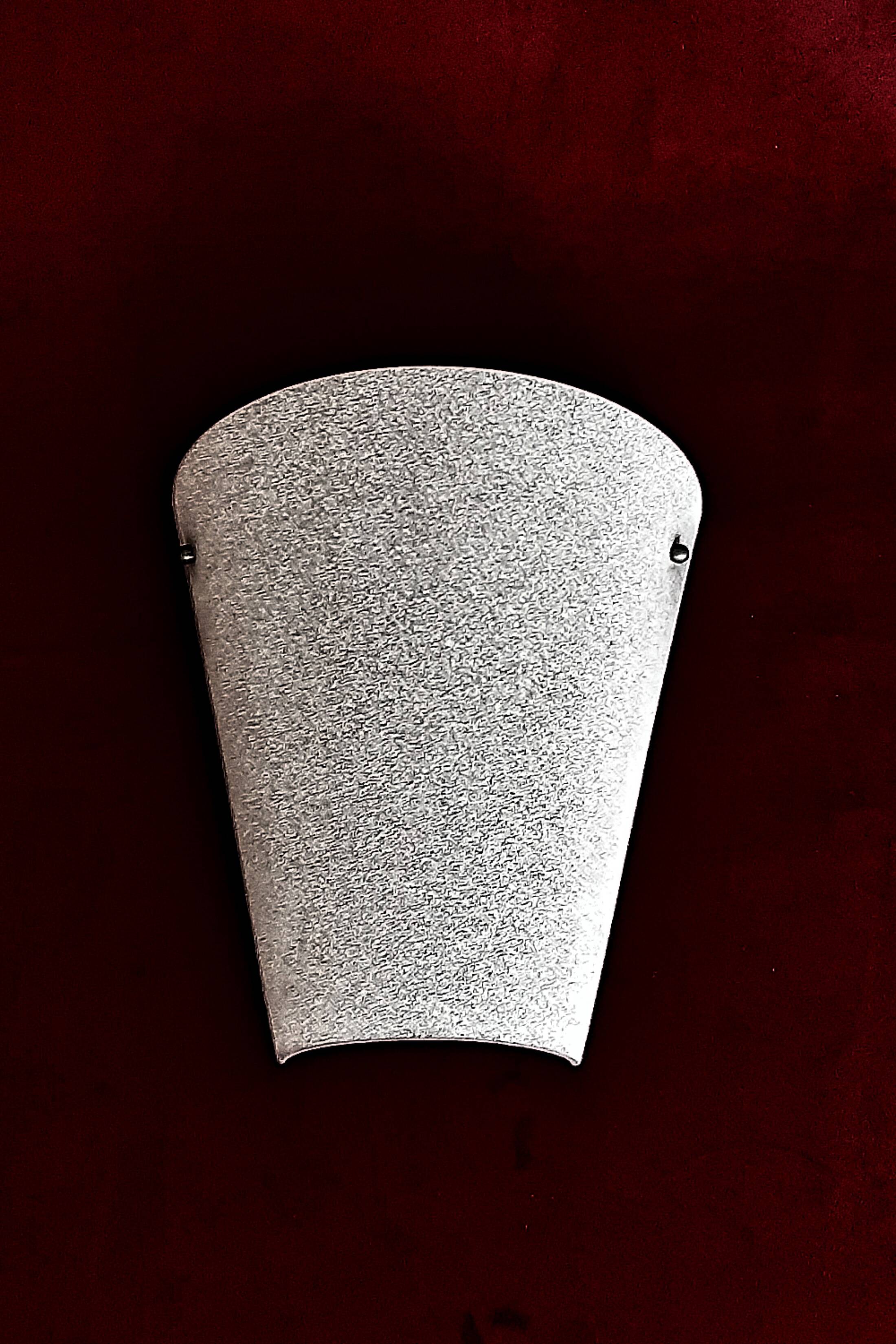 Murano Italy pair of mid century wall lights