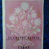 A caron paris perfume advertisement from a period 1956 magazine