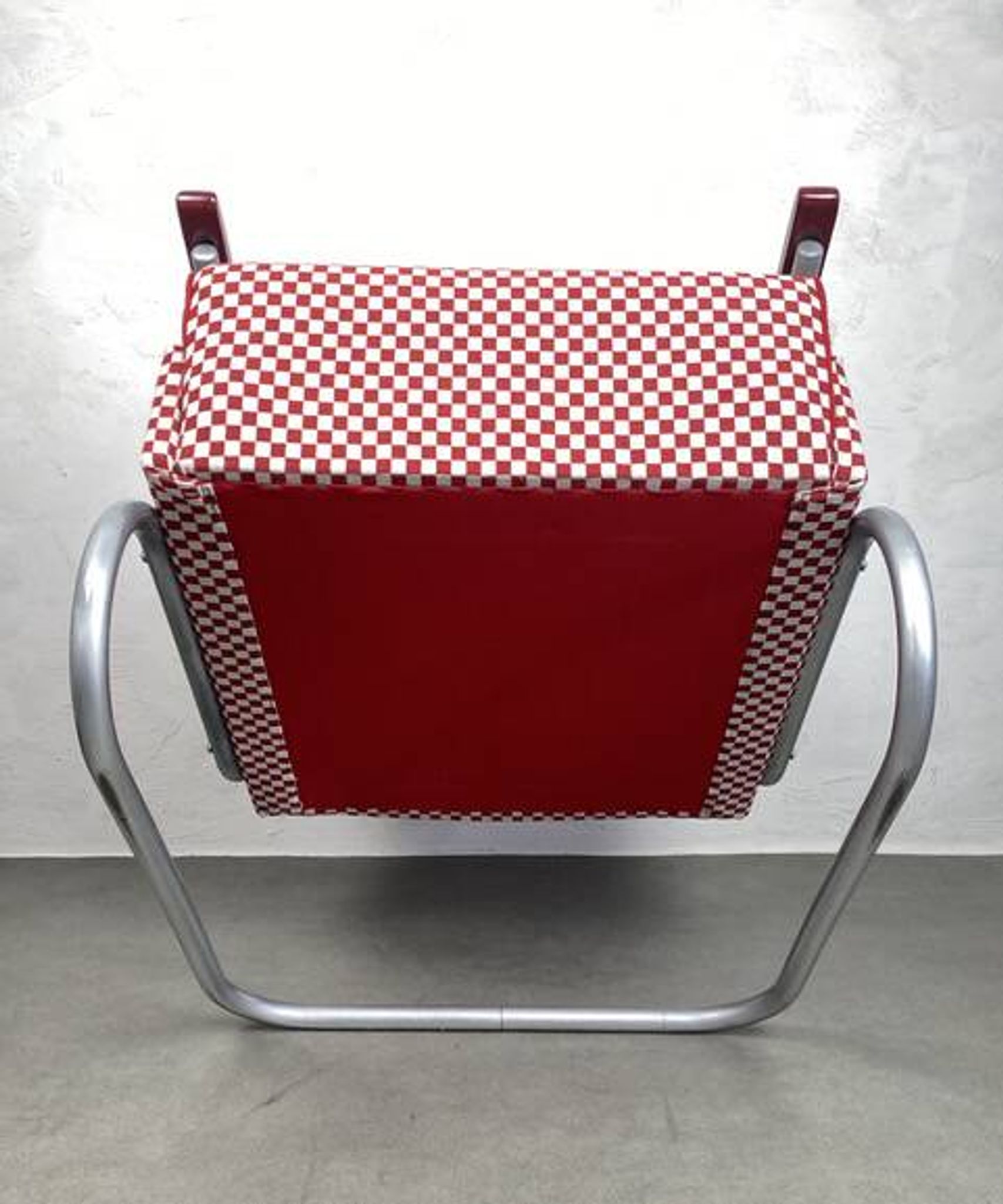 Thonet S-411 Armchair "Red & White"