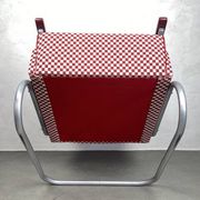 Thonet S-411 Armchair "Red & White"