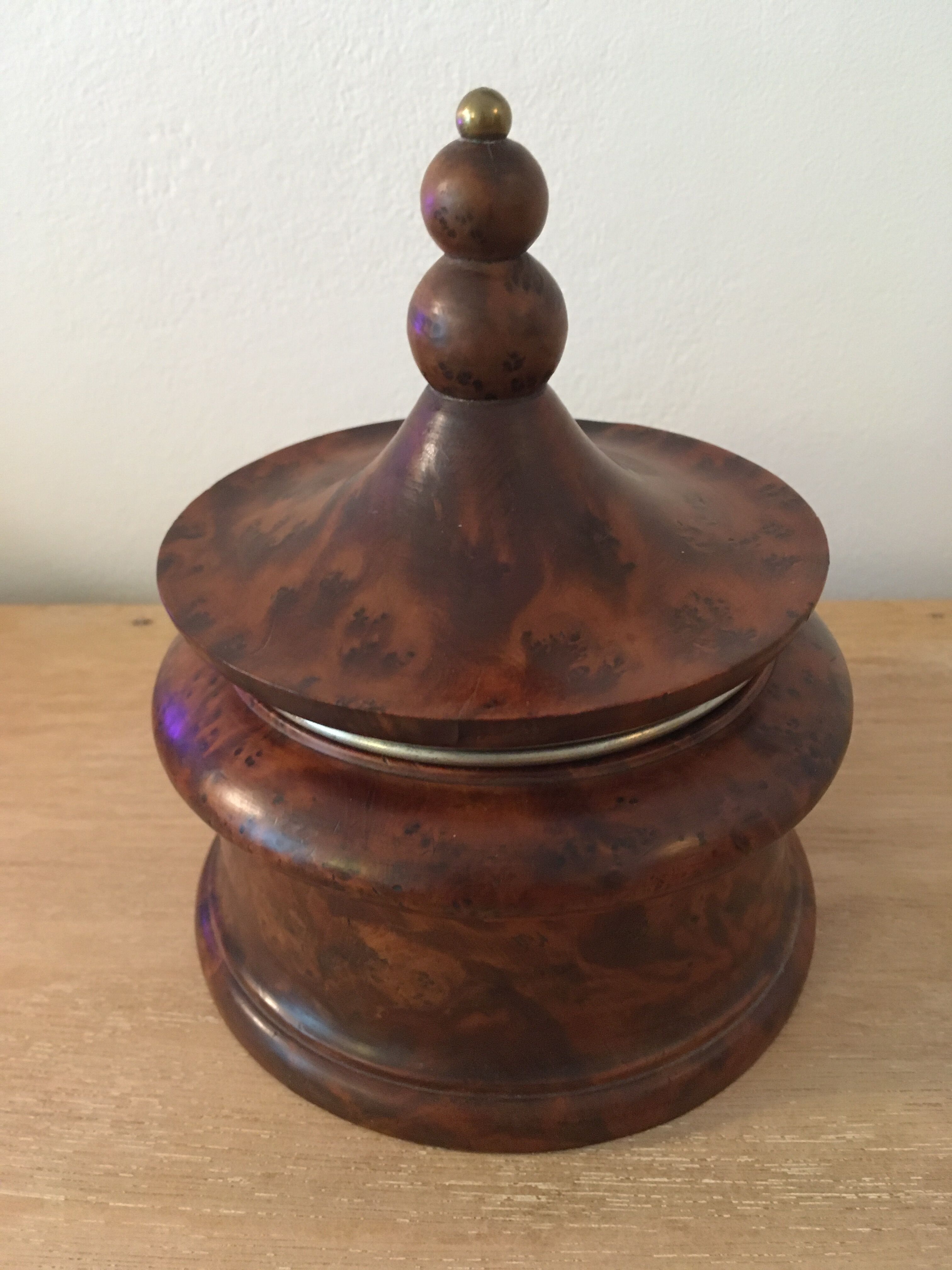 Art deco tobacco pot