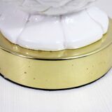 Table lamp ananas ceramic and brass 70s