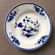 2 deep plates Tournai porcelain 20th century