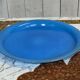 Plateau en opaline bleu et or 19ème
