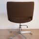 Fauteuil de bureau marron à roulettes, Allemagne 1970