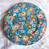 Plate in Longwy enamel 28.5 cm