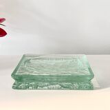 Large empty glass pocket from the 80s