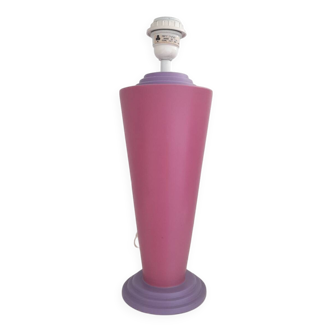 Postmodern lamp base in Italian ceramic