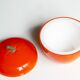 Ice bucket, orange apple, 70s