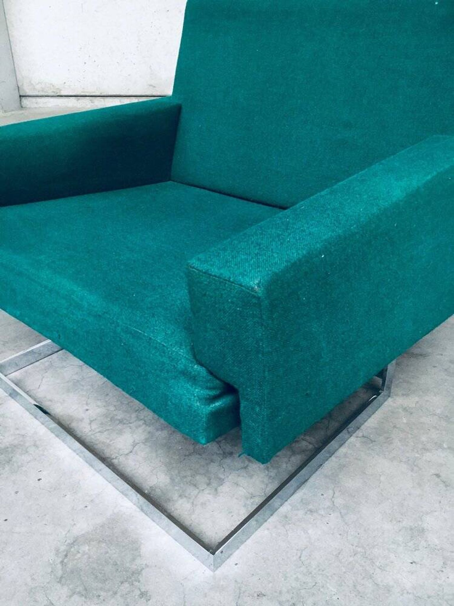 Mid-Century Modern Belgian Floating Lounge Chair, 1960s