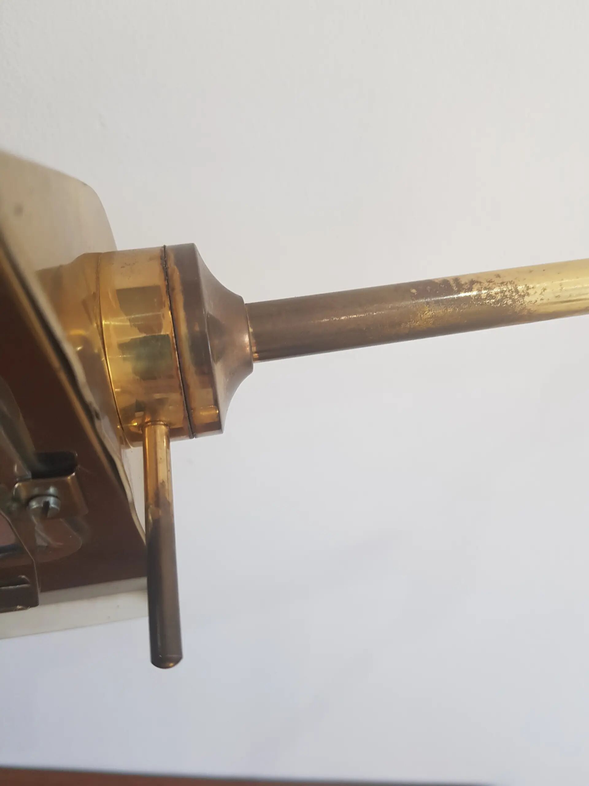 Lampe de table, laiton doré, Autriche, années 70