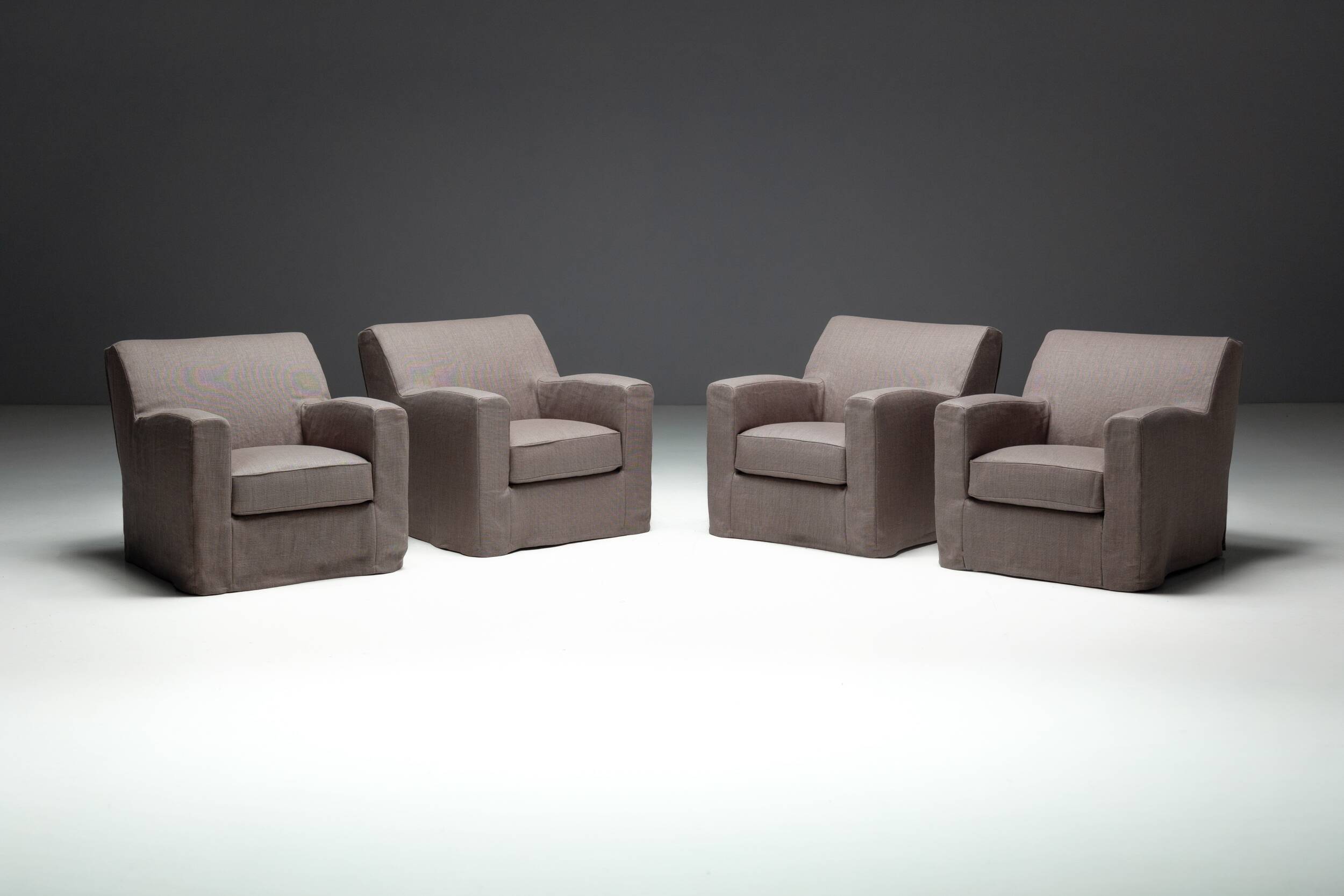 Lounge Chairs by Christian Liaigre, France, 1990s