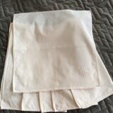 Lot de 6 serviettes de table avec fleur brodée