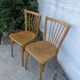 Pair of bistro chairs