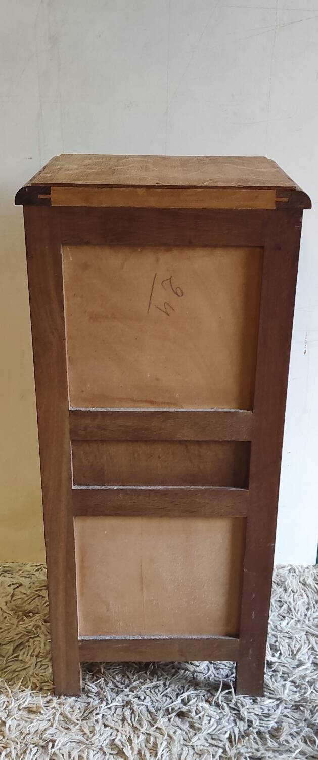 Mado style storage unit in solid wood - 1950s