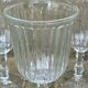 Verres anciens à rainures