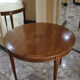 Louis XVI dining table in cherry and bronze