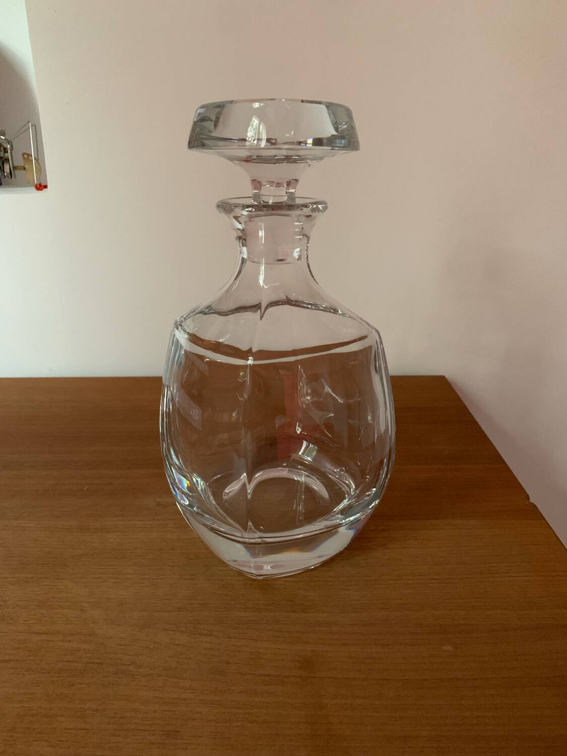 French crystal carafe