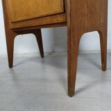 Vintage oak secretary shelf