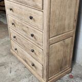 Oak chest of drawers five drawers