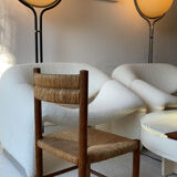 Pair chair child straw design 1950/1960