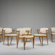 6 chaises en teck modèle 42 par Kai Kristiansen pour Schou Andersen, 1960