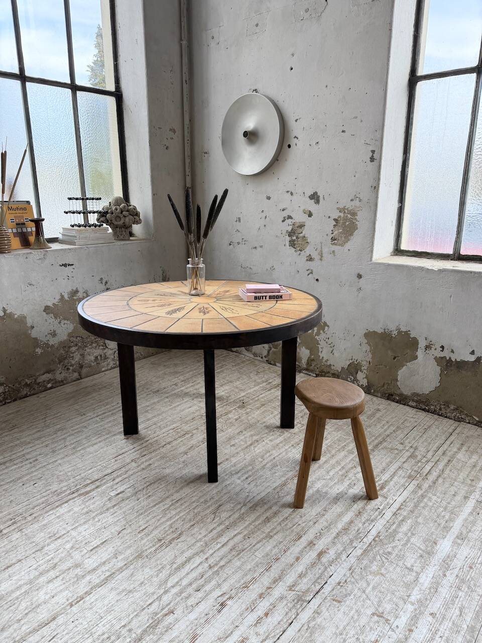 Herbier Capron ceramic dining table