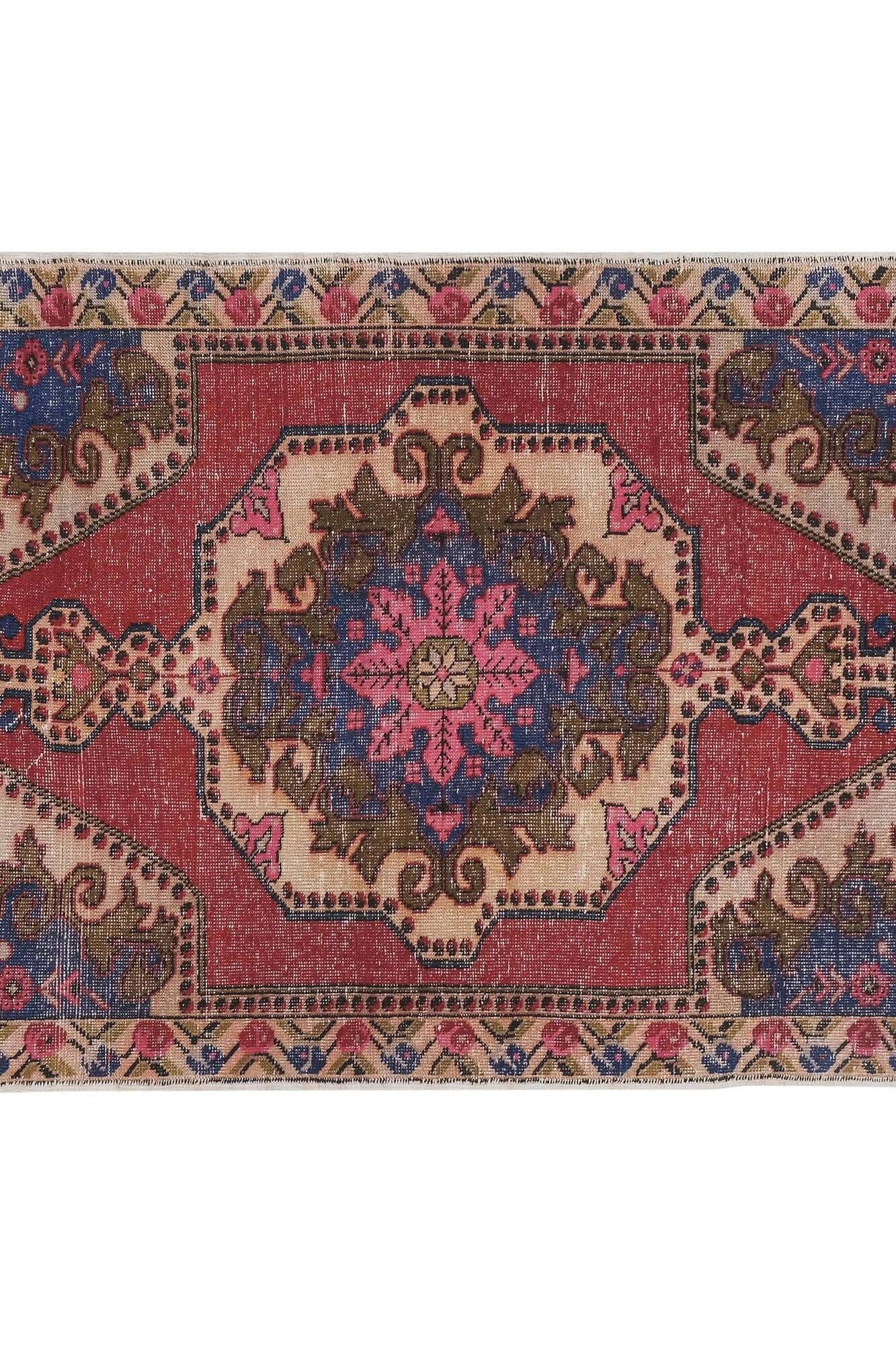 Vintage Turkish Oushak rug 135x220 cm