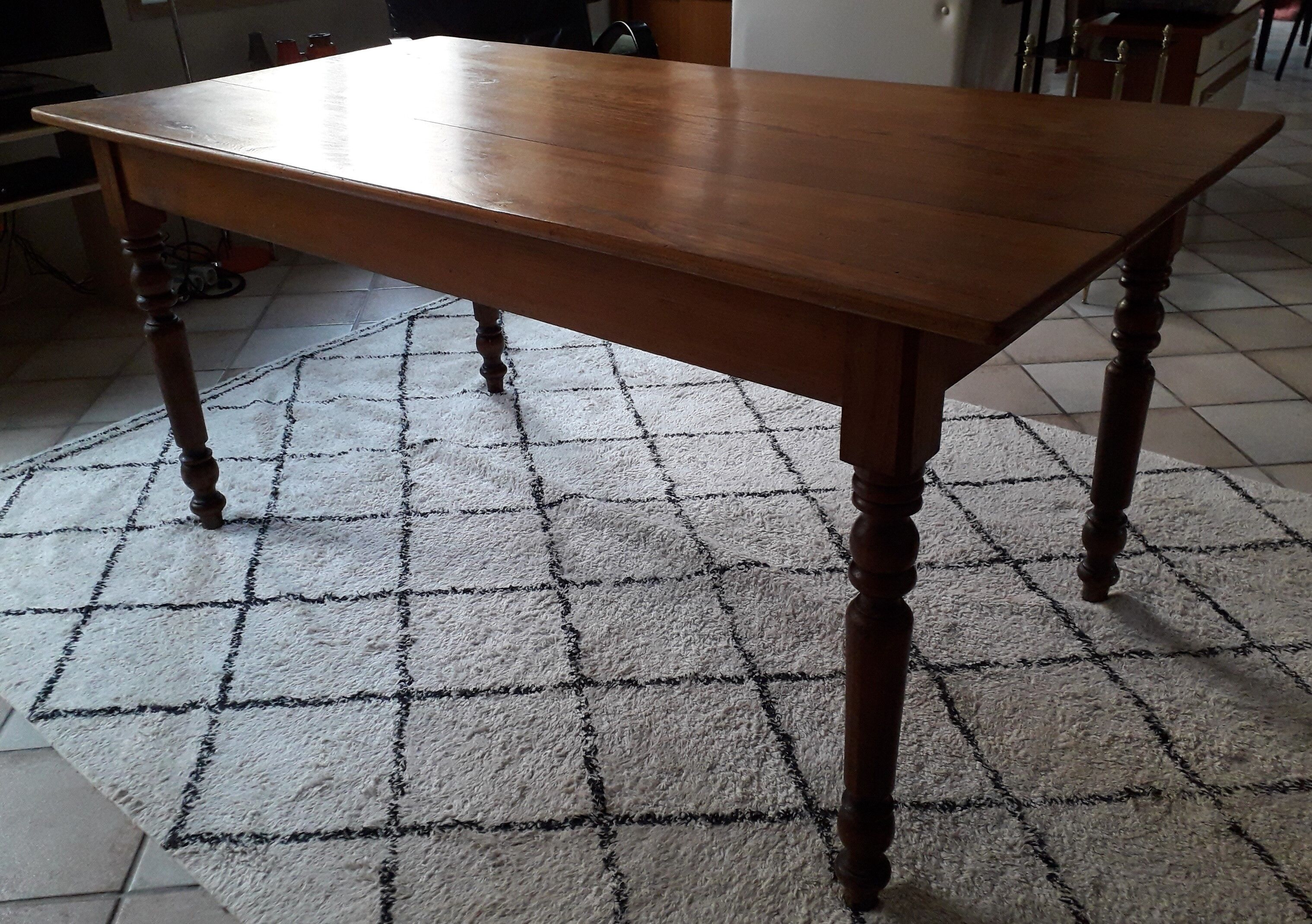 Ancient elm table