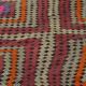 Grand kilim vintage d'Usak, 293 x 198 cm, laine 100 %, tissé à la main – un