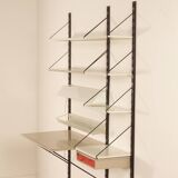 Pilastro Wall System by Tjerk Reijenga with Desk and Magazine Holder, 1960s