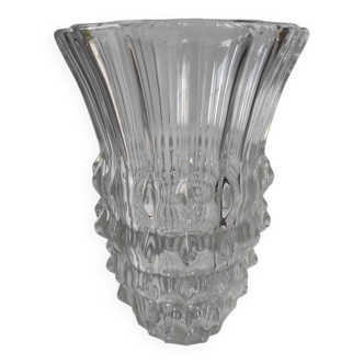Molded glass vase "thorns"