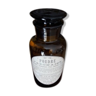 Amber bottle, pharmacy 500 ml Japanese powder