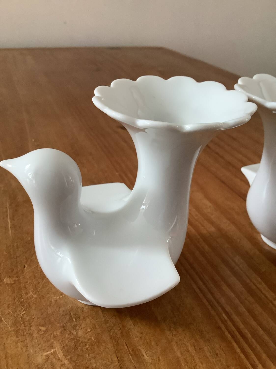 Pair of Bareuther Waldsassen porcelain vases