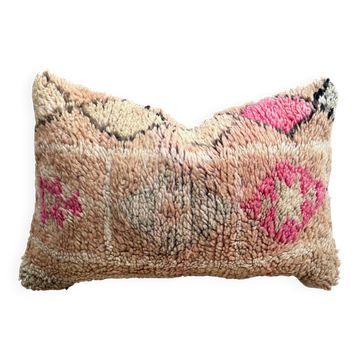 Housse de coussin vintage en laine berbère