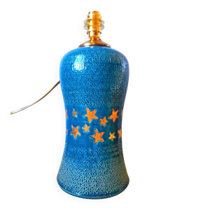 Lampe en céramique étoilée A.Rousset