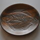 Set de 4 assiettes motif poisson