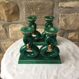 Pair of art deco candlesticks