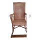 Rocking chair rotin et bois
