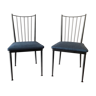 Duo de chaises Colette Gueden années 50