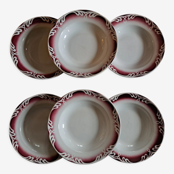 Assiettes creuses Badonviller