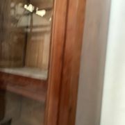 Window furniture in two bodies Napoleon III Mahogany and veneer XIX century