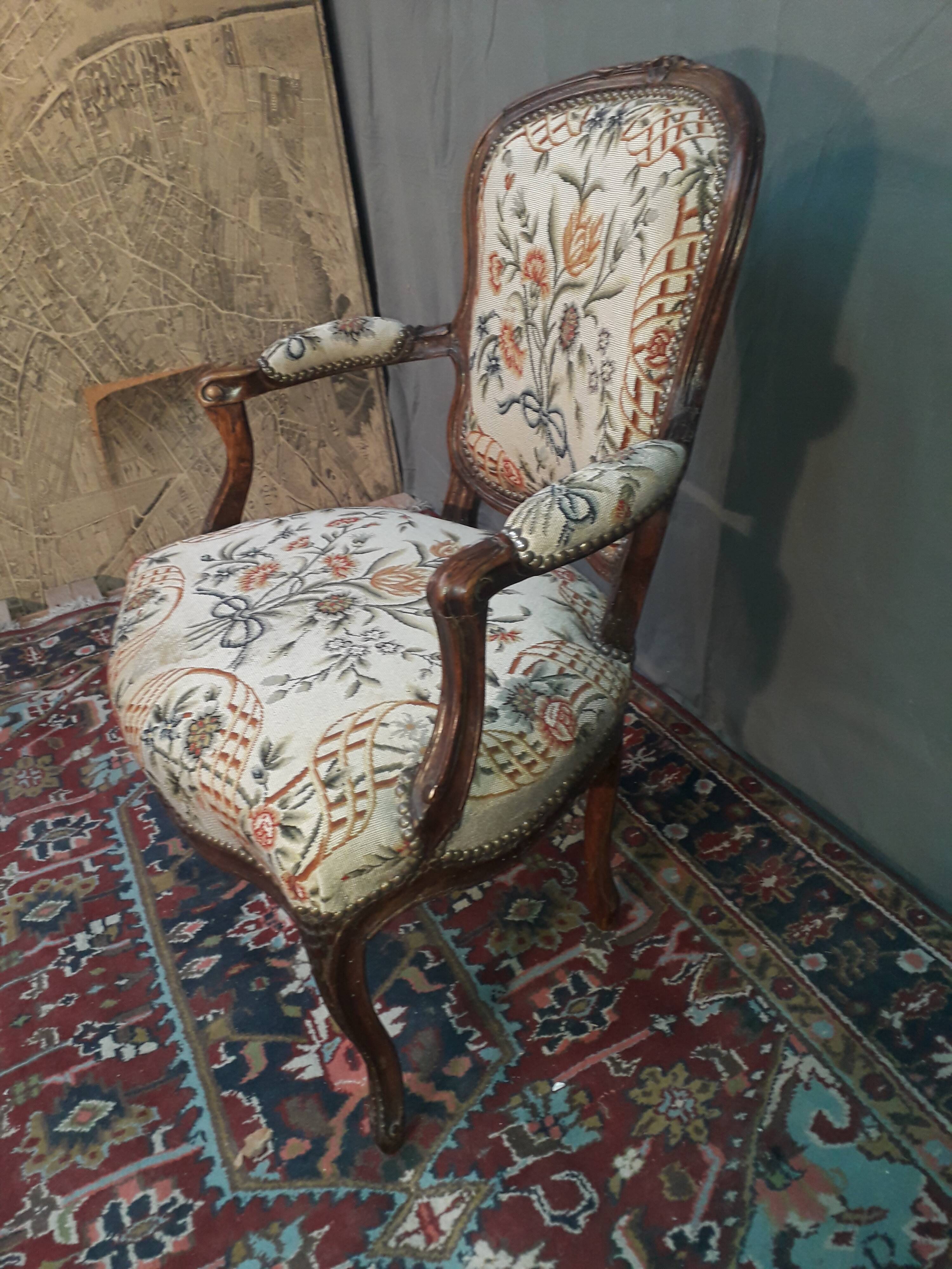 Louis XV era armchair