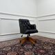 Chaise de bureau Chesterfield noire