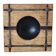 Ashtray empty pocket brutalist industrial metal and wood