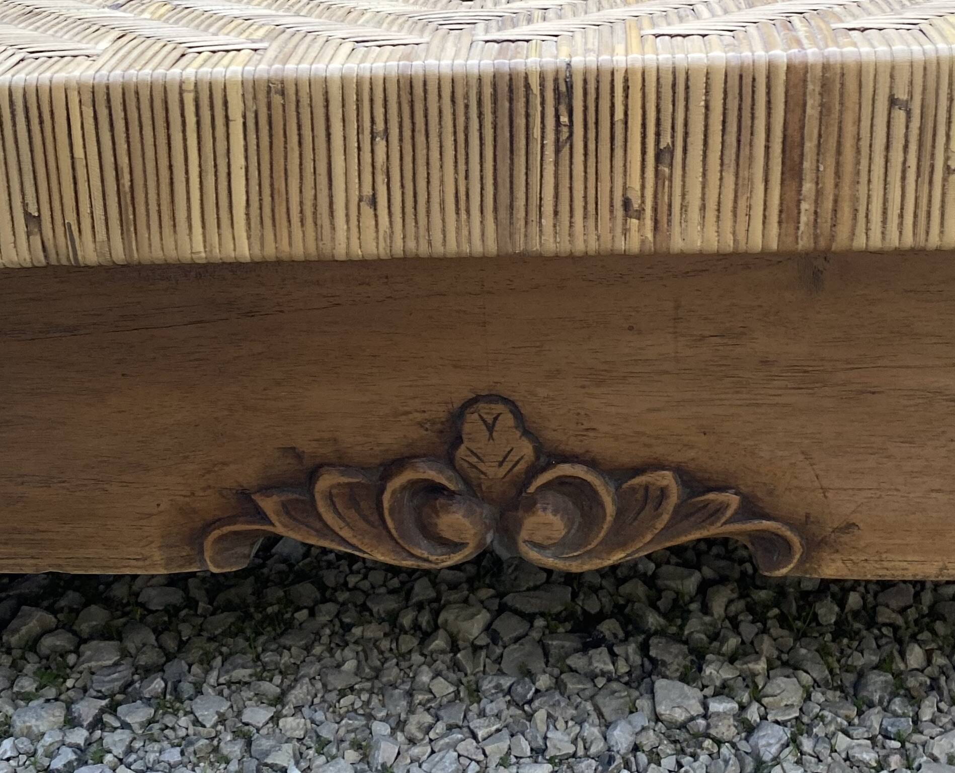 Pair of Art Deco colonial armchairs