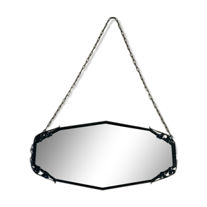 miroir Art Déco fer